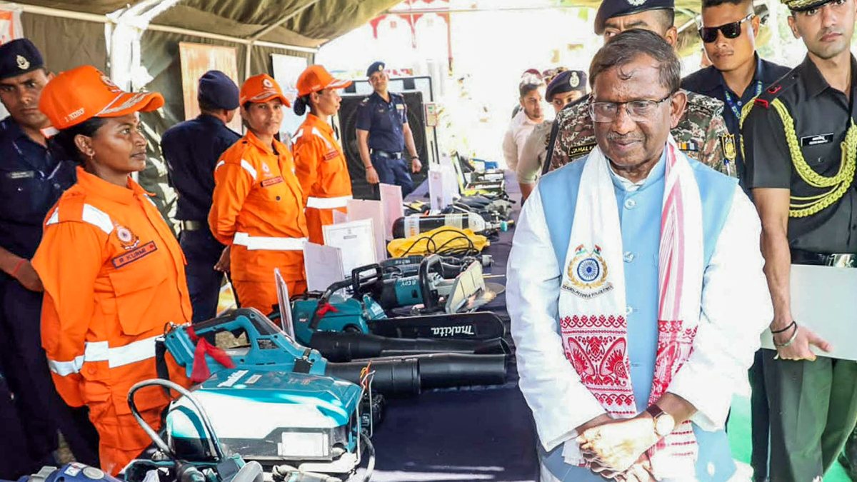 Assam governor attends NDRF mock drill in Guwahati