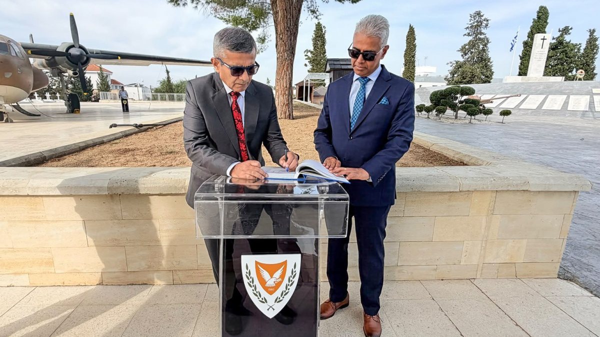 Defence Secretary Rajesh Kumar Singh visits Cyprus