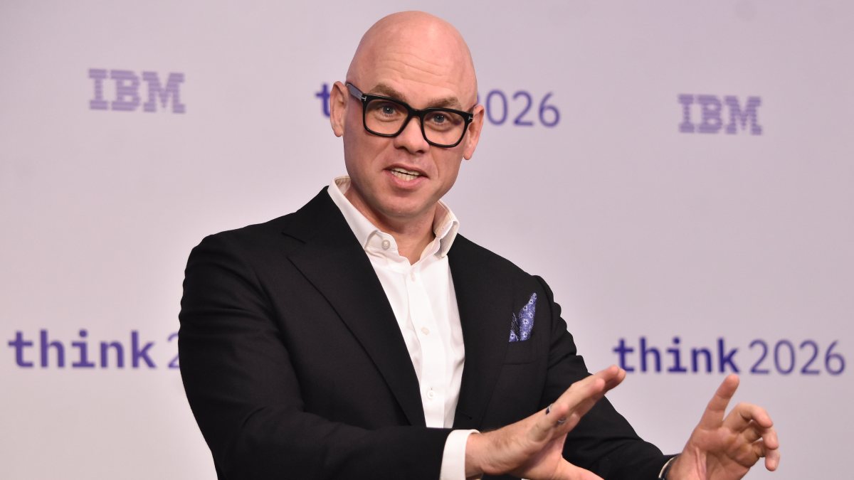 IBM Asia Pacific GM Hans Dekkers speaks at Mumbai summit