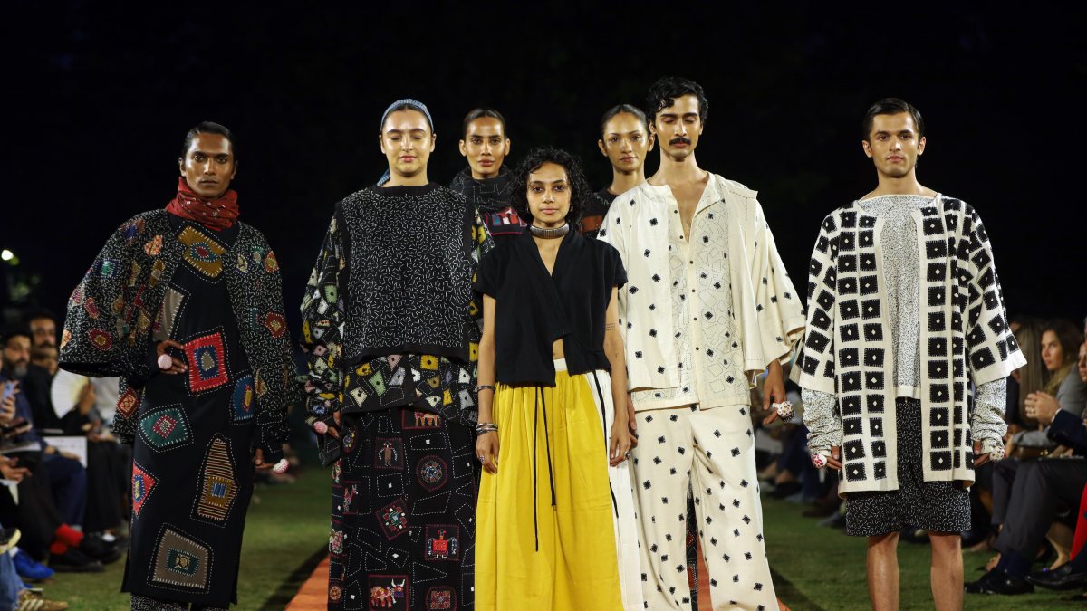 Lakme Fashion Week x FDCI show held at French Embassy in Delhi