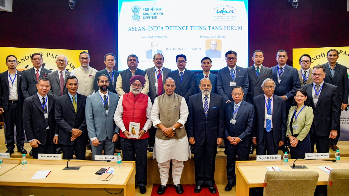 Rajnath Singh attends ASEAN-India Defence Think Tank Forum in Delhi