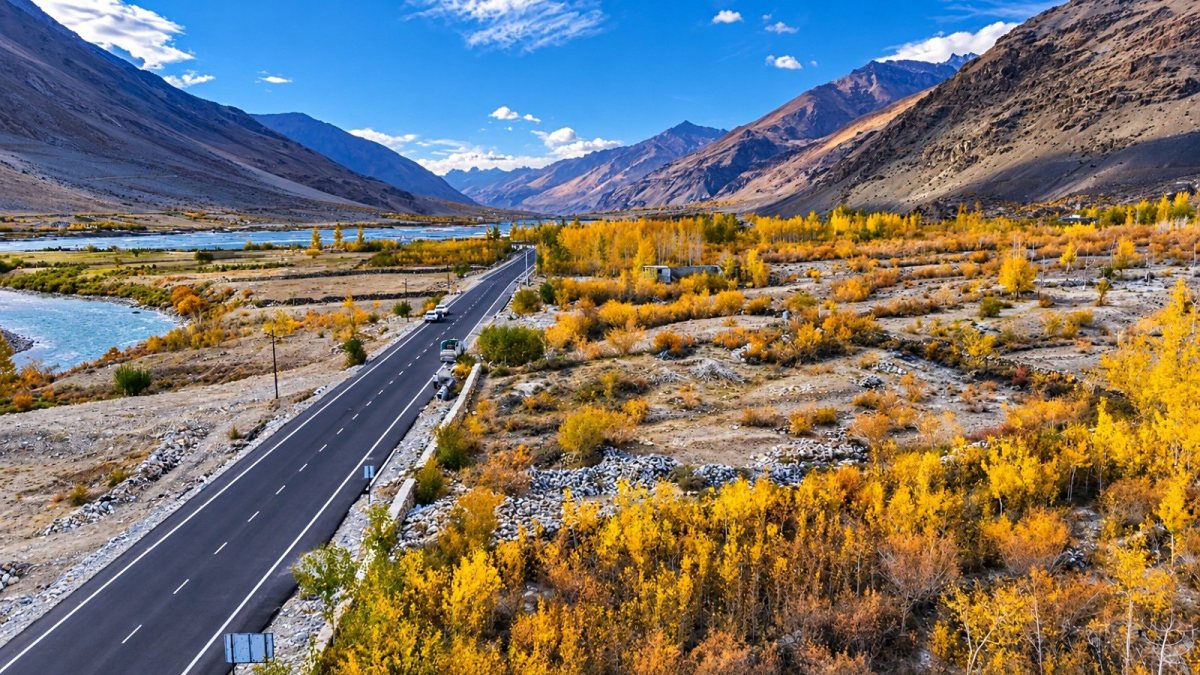PM Modi tweets picture ahead of Ladakh projects inauguration