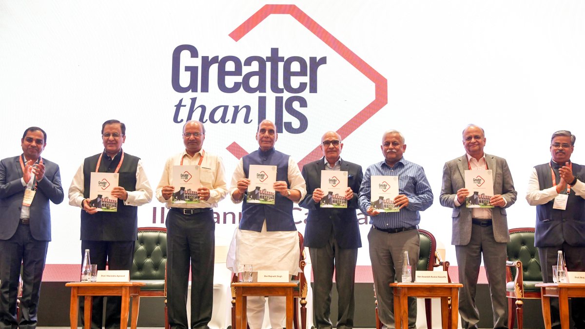 Rajnath Singh launches IIT Kanpur Greater Than Us campaign