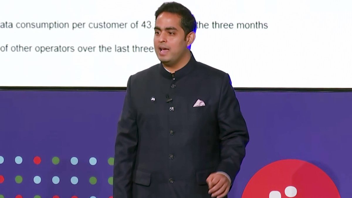 Akash Ambani speaks at Jio Platforms IPO announcement in Mumbai