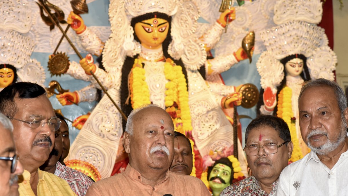 Mohan Bhagwat speaks at Durga Ashtami programme in Nagpur