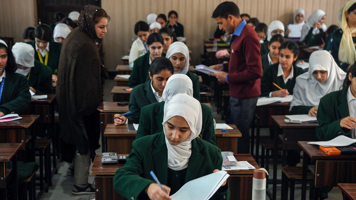 Class 10 state board exams underway in Srinagar
