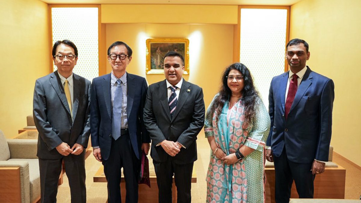 Gujarat deputy CM meets Nippon Steel chairman in Tokyo