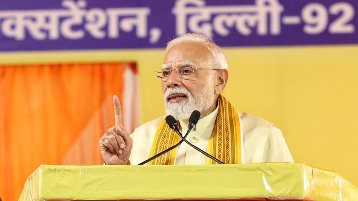 PM Modi attends Dussehra celebrations in Delhi