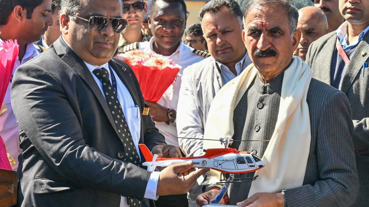 Himachal CM launches Shimla-Rampur UDAN helicopter service