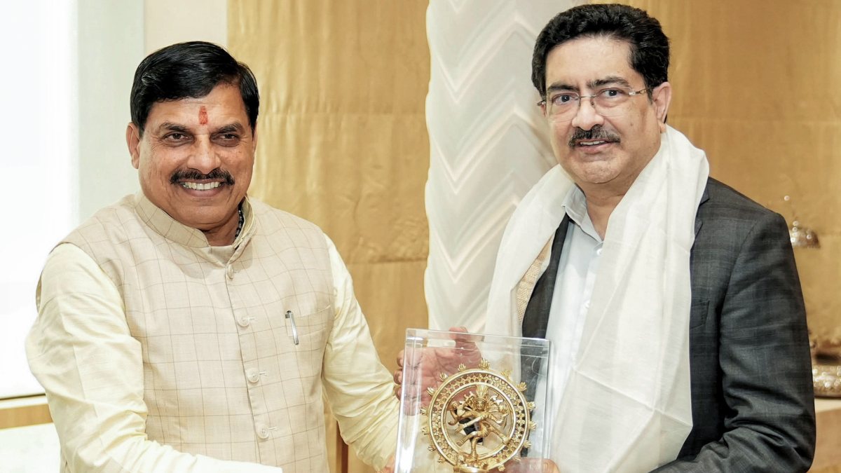 MP CM Mohan Yadav meets Kumar Mangalam Birla in Delhi