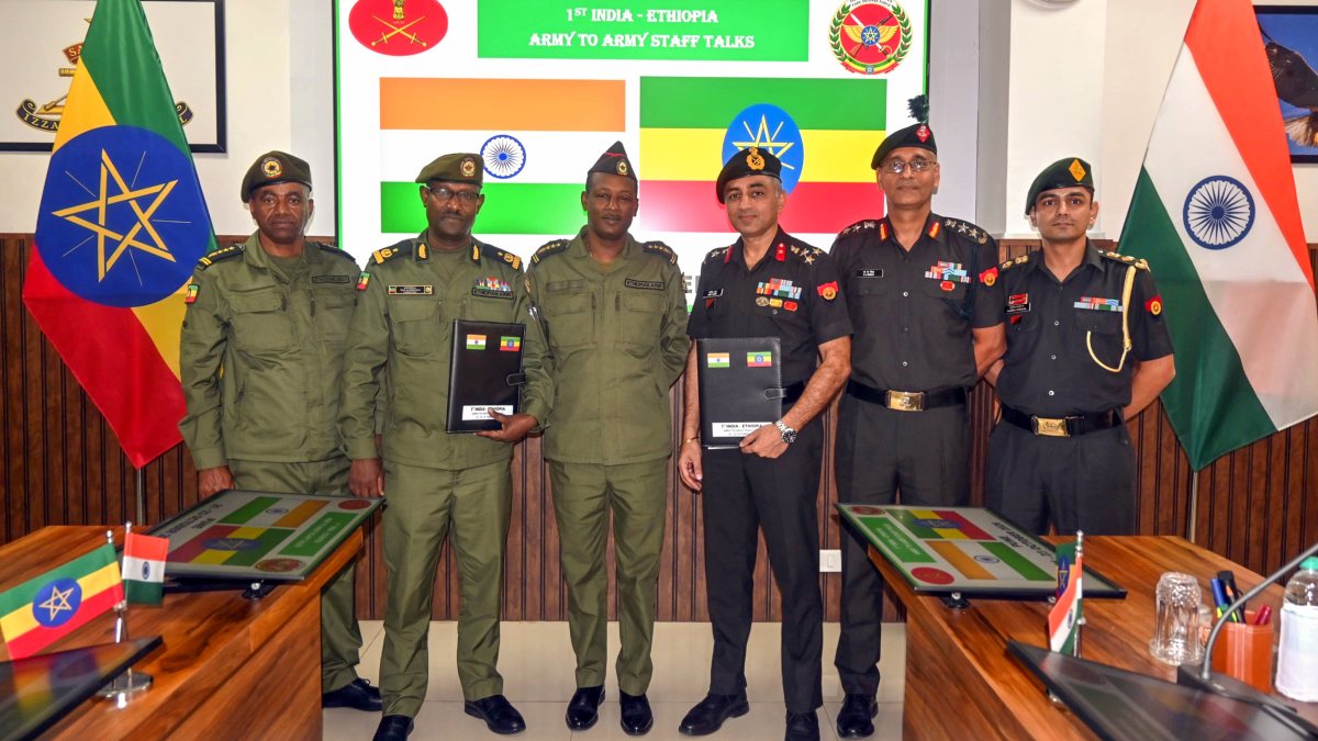 Indian and Ethiopian armies hold first staff talks in Pune