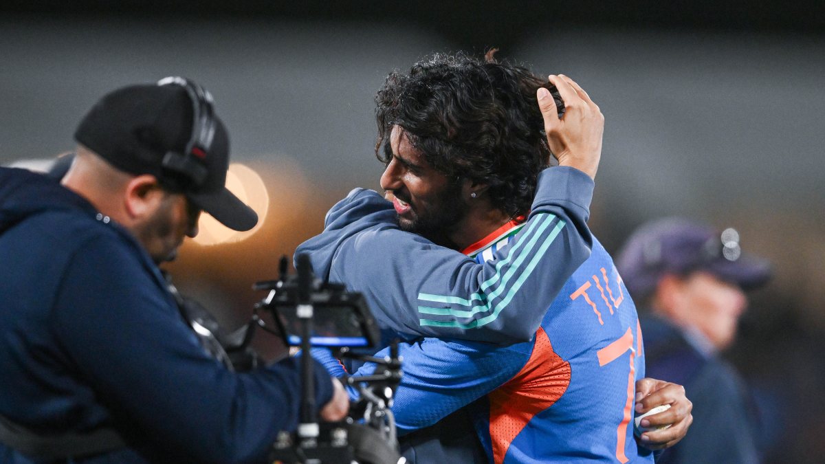 Gambhir congratulates Tilak Varma after T20I win