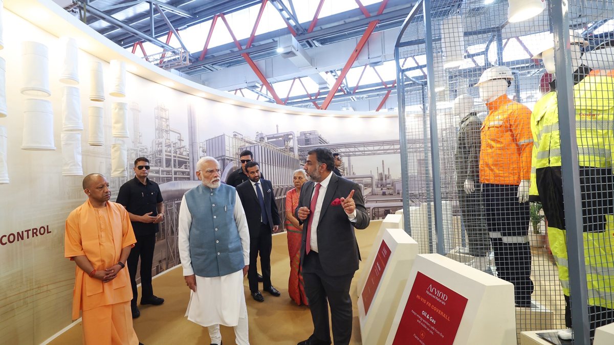 Modi inaugurates Arvind garment facility in Varanasi