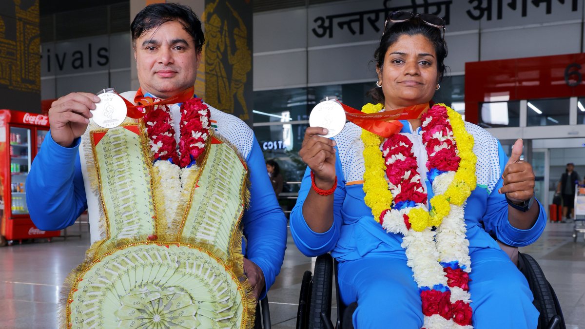 Indian para powerlifters return home with two Asian Para Games silvers