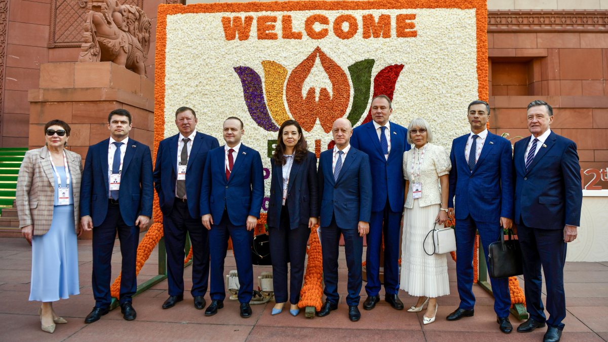 BRICS delegates pose for group photo at 12th parliamentary forum in Delhi