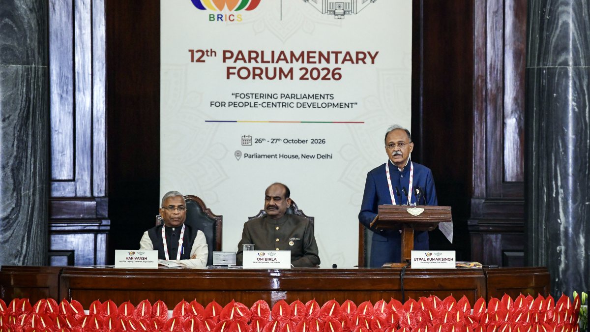 Lok Sabha secretary-general addresses BRICS Parliamentary Forum