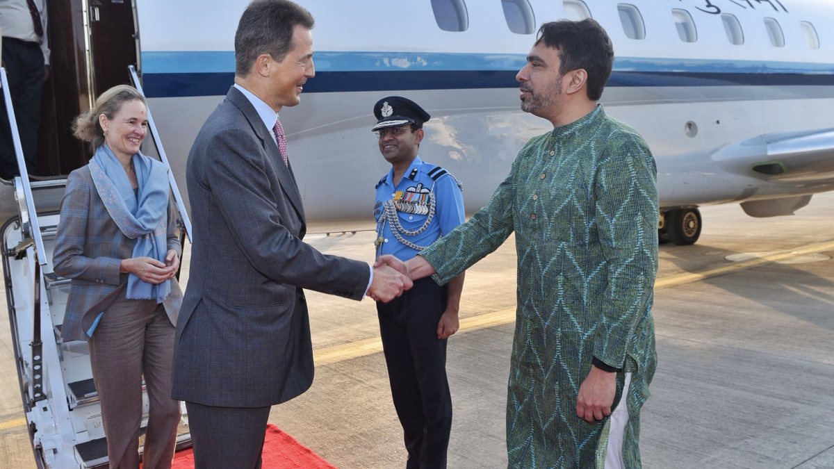 Liechtenstein crown prince Alois welcomed in New Delhi
