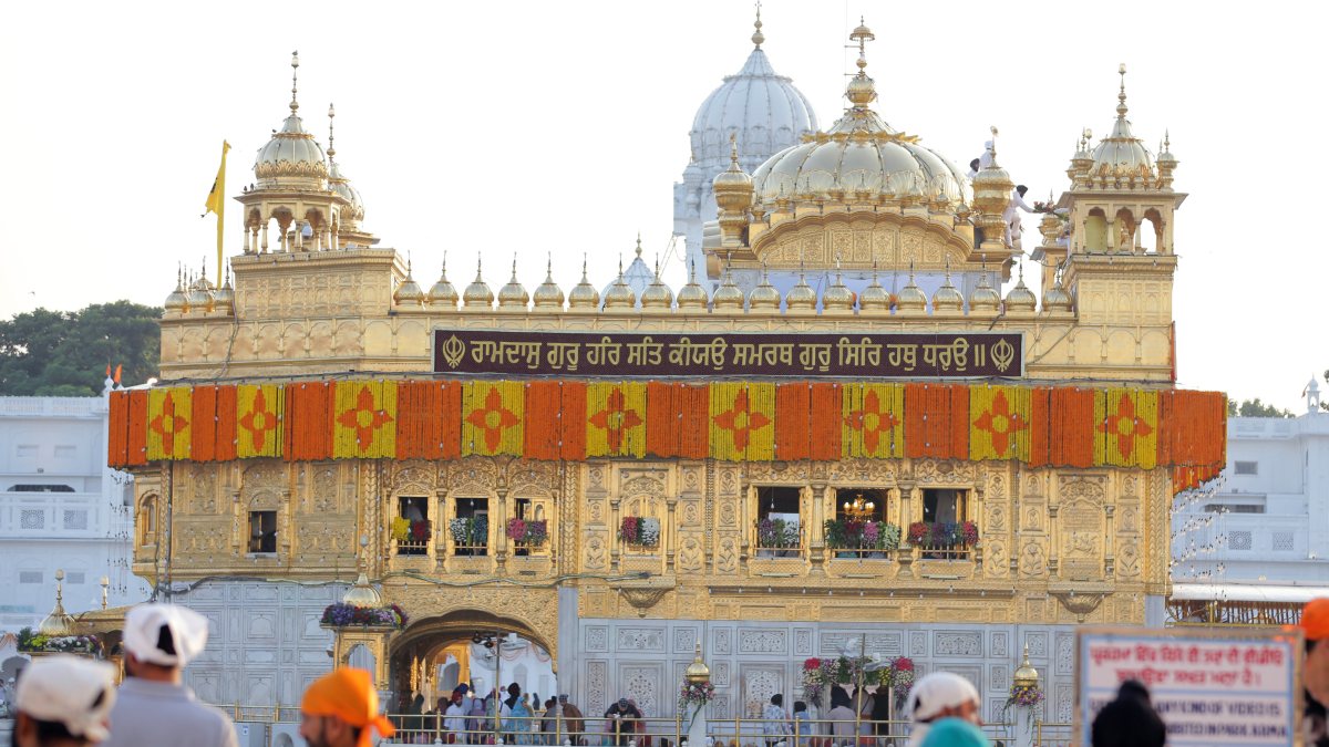 Golden Temple decorated ahead of Guru Ram Das Prakash Gurpurab