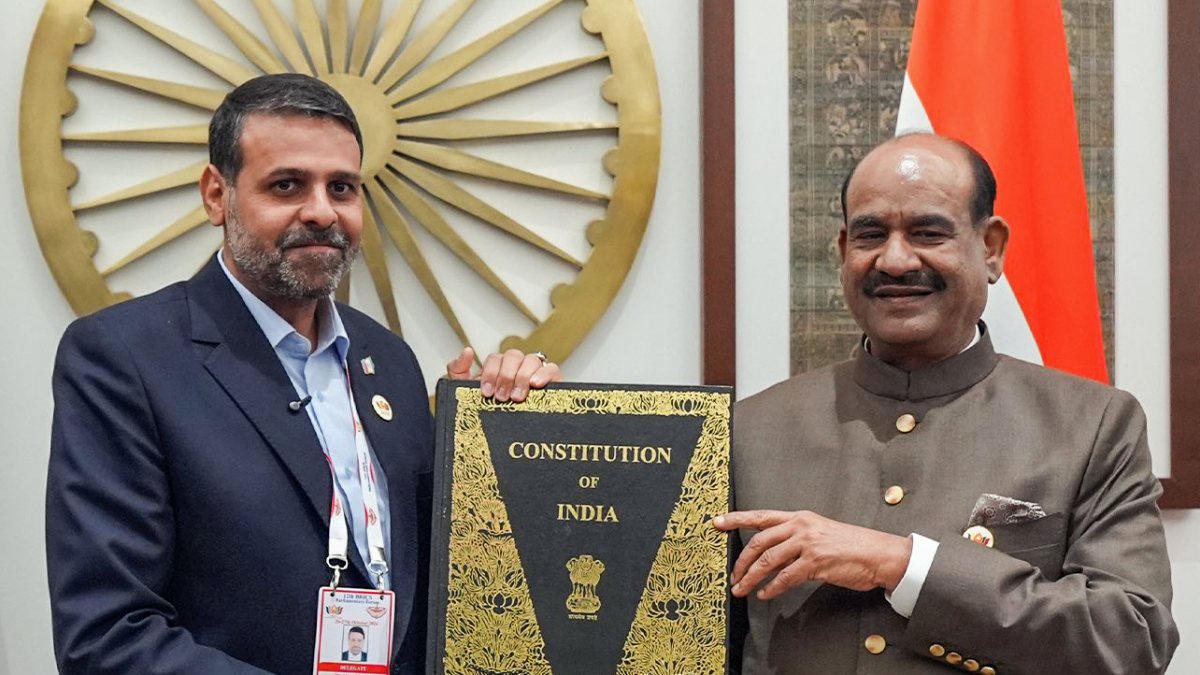 Om Birla meets Iranian parliamentary official in New Delhi