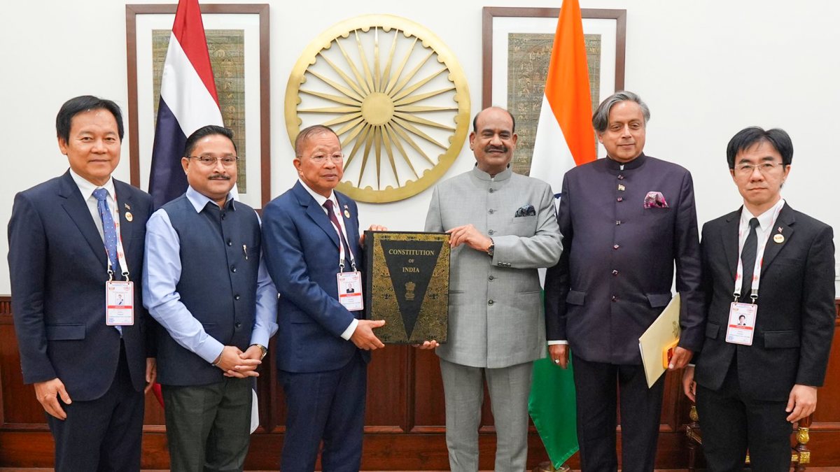 Om Birla meets Thai Senate president at BRICS Parliamentary Forum