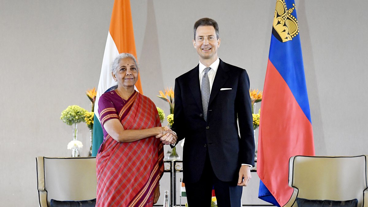 Sitharaman meets Hereditary Prince Alois of Liechtenstein in Delhi
