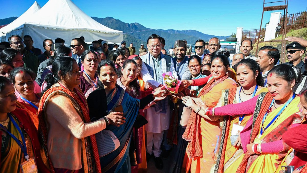 Dhami inaugurates Rs 231.91 crore projects in Gairsain