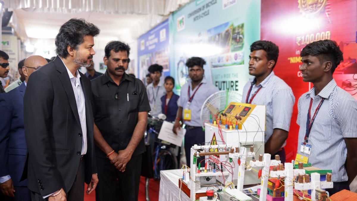 Tamil Nadu CM Vijay inaugurates electrical labs at 30 ITIs