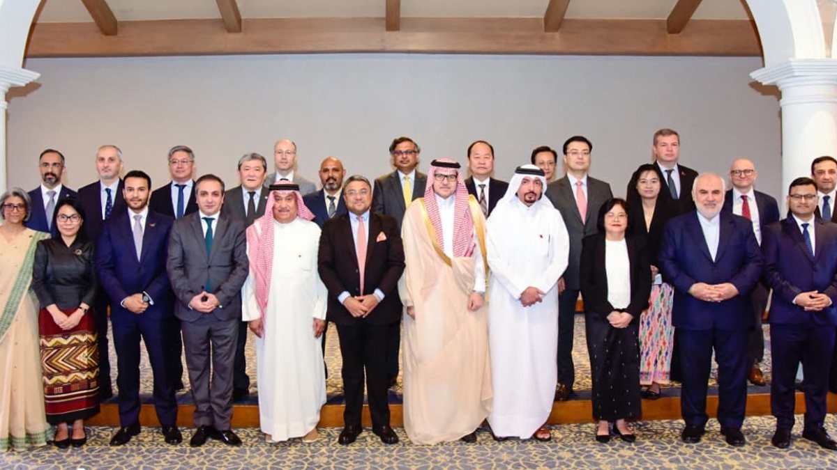 Sibi George hosts SCO envoys at luncheon reception in Delhi