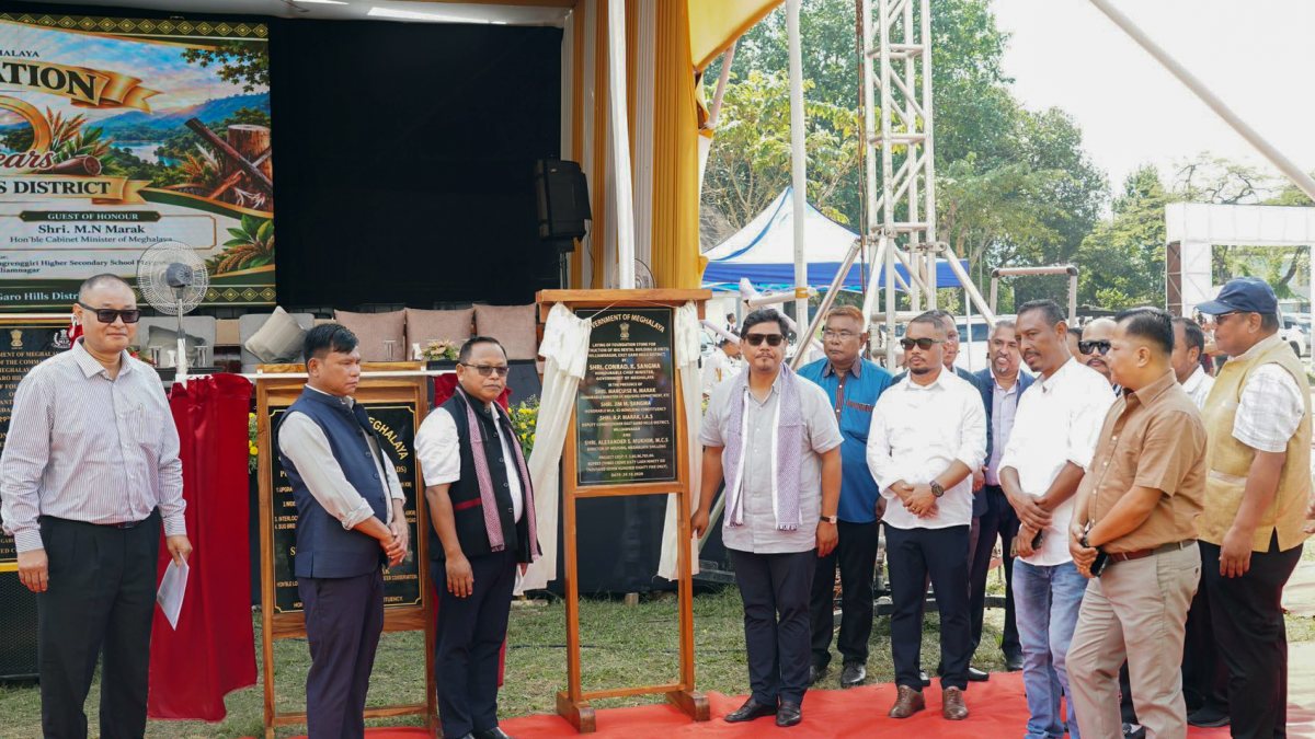Meghalaya CM inaugurates development projects in East Garo Hills