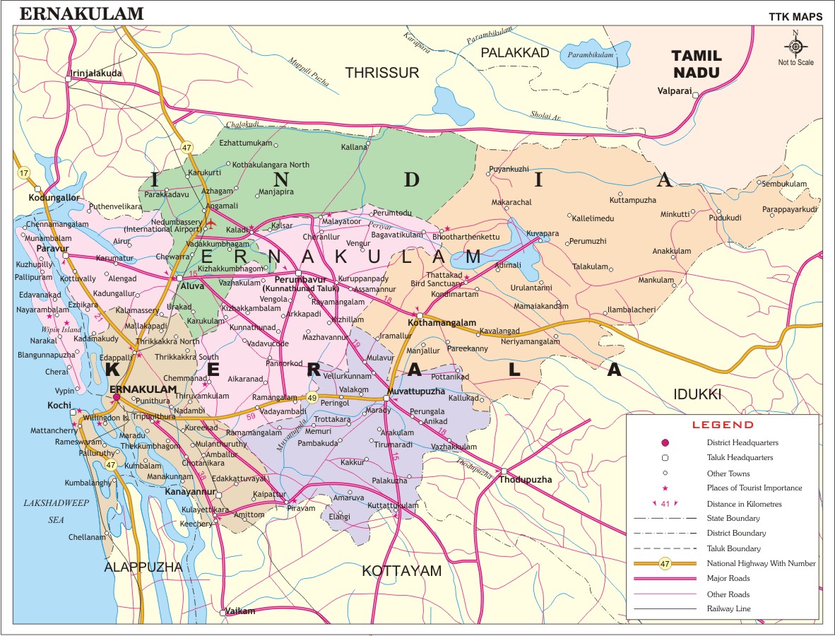 Ernakulam District Map