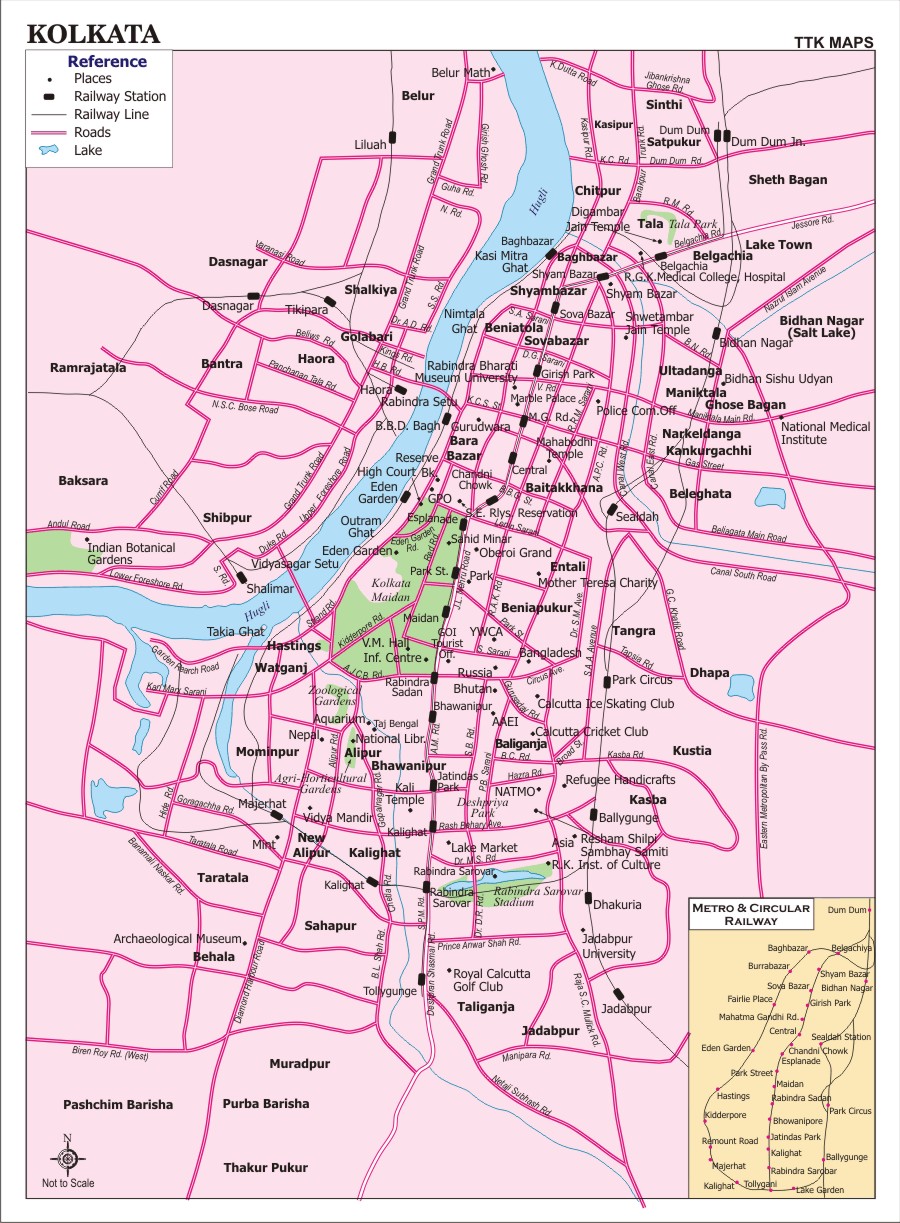 Kolkata City Map
