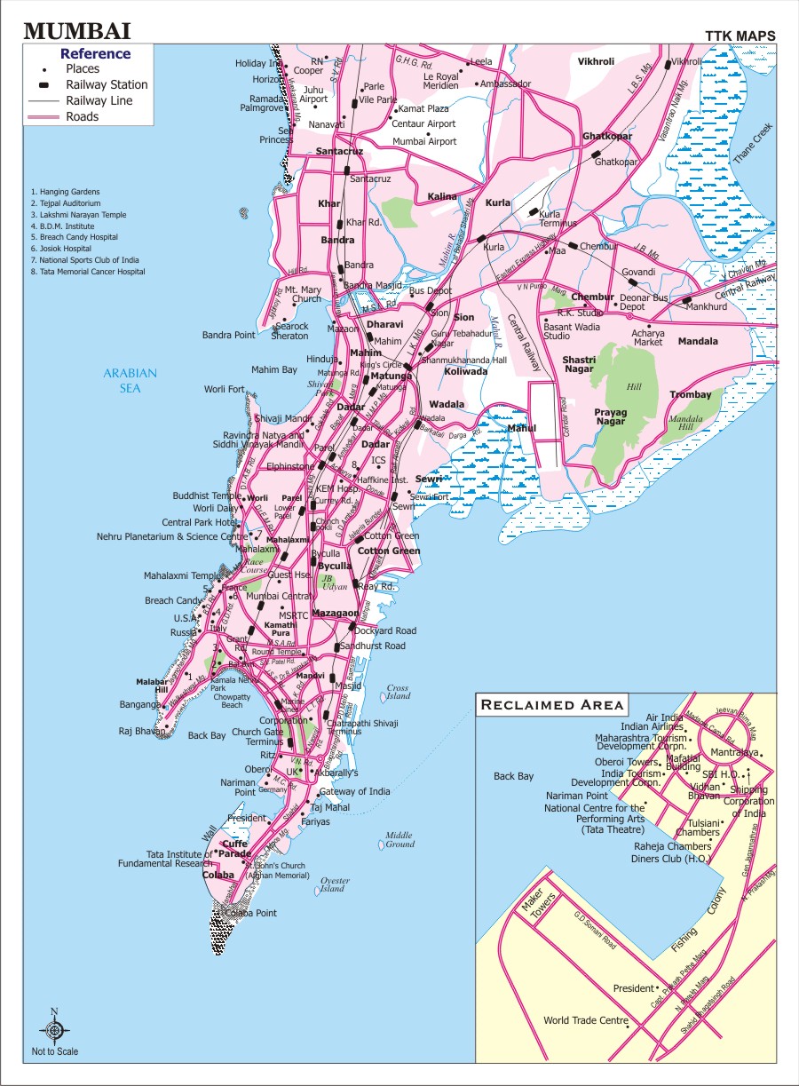 Mumbai City Map